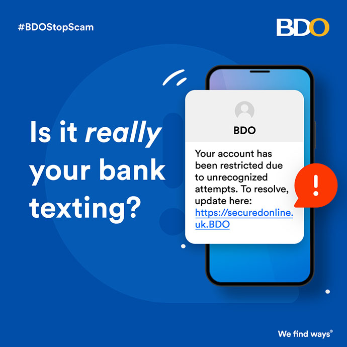Banking public warned against prevalence of text or SMS hijacking scam - Online Banking Security And Account Hijacking